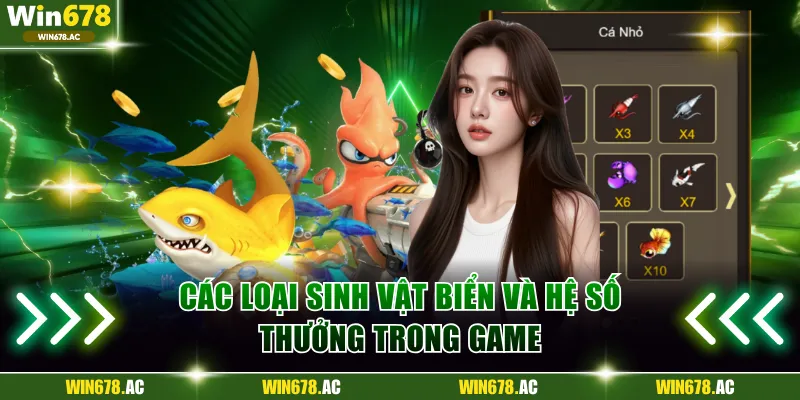 Hệ thống sinh vật đa dạng với hệ số thưởng cao 