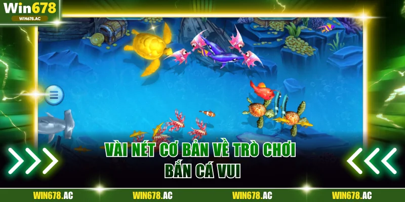 Vài nét cơ bản về trò chơi bắn cá vui
